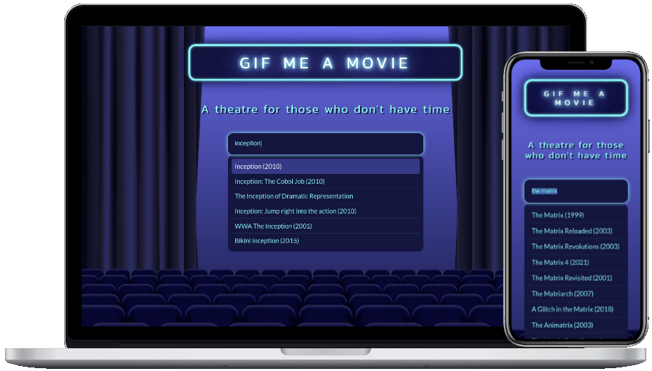 mockup image showing laptop and mobile phone showing the website design